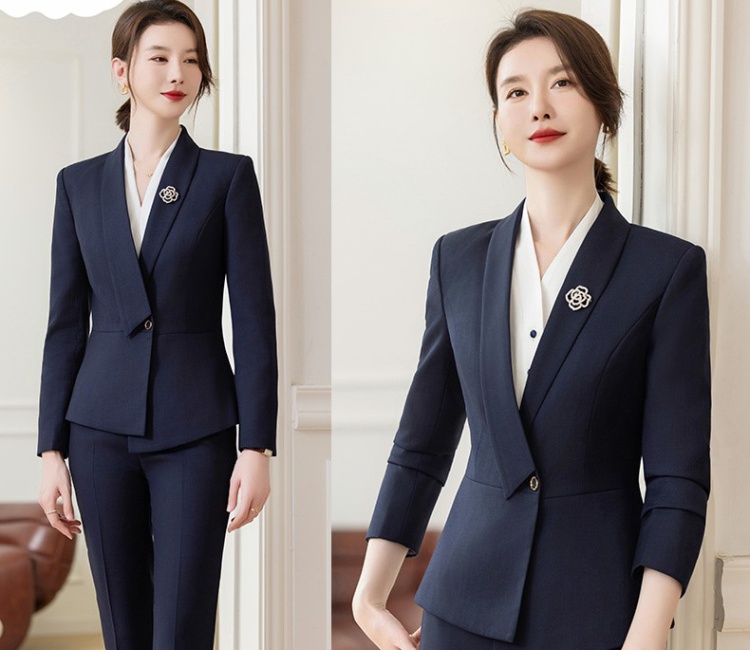 Long sleeve coat profession business suit for women