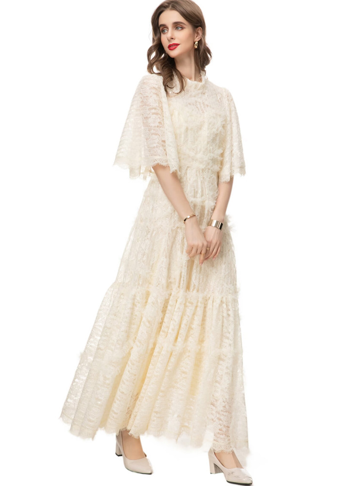 Long dress European style formal dress for women