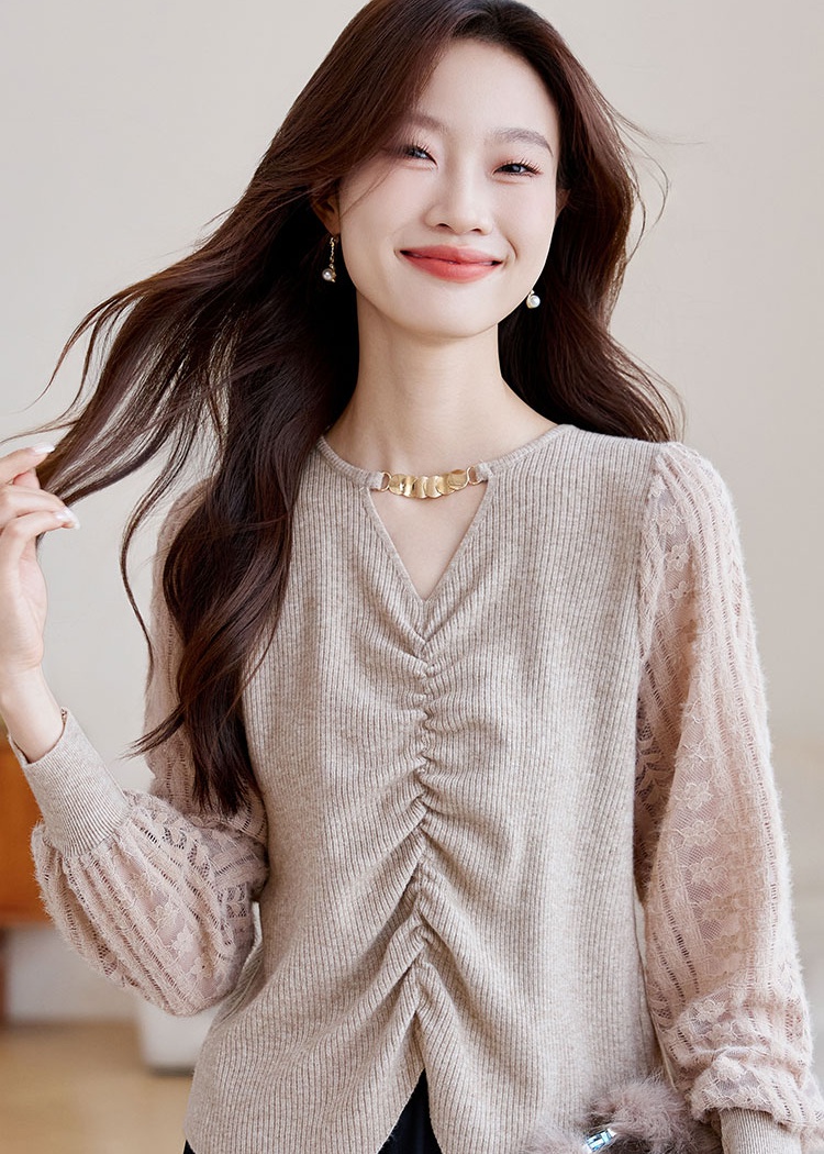 Temperament small shirt autumn bottoming shirt for women