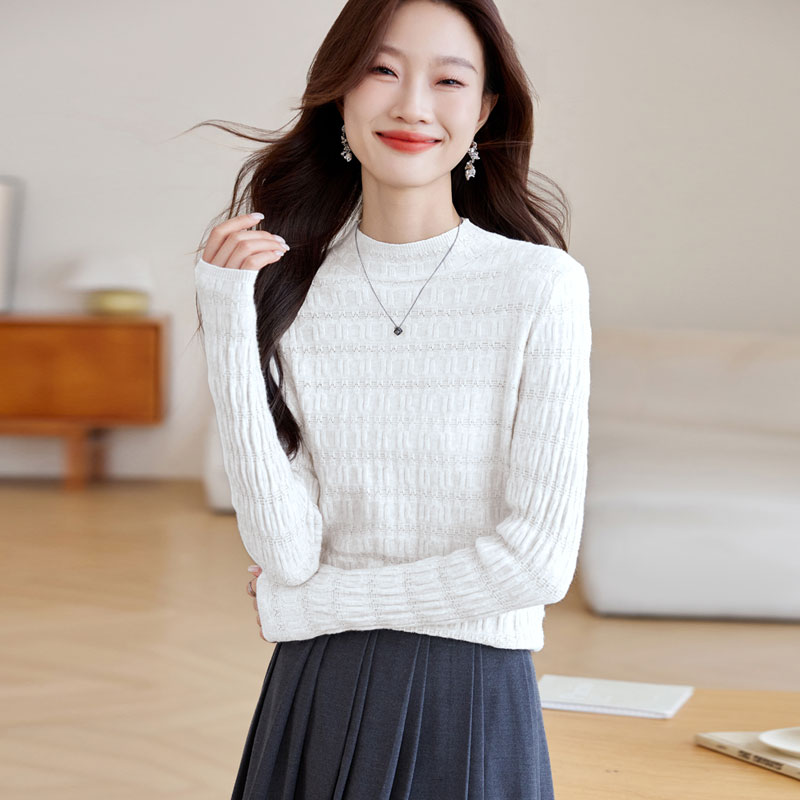 Long sleeve show young sweater autumn small shirt for women