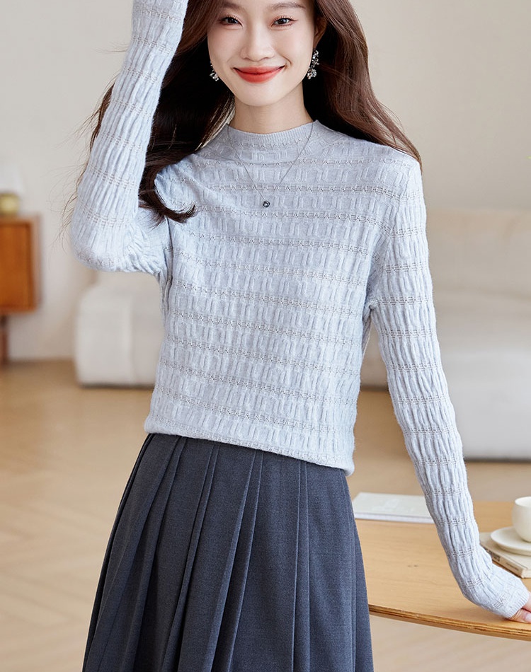 Long sleeve show young sweater autumn small shirt for women