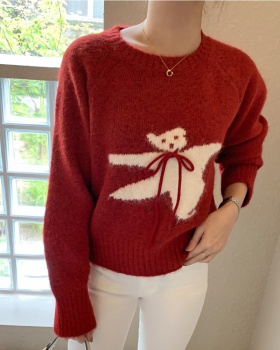 Show young Korean style sweater cartoon loose tops