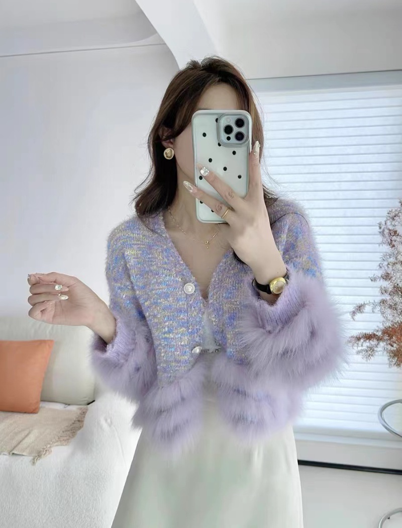 Splice temperament coat sweet Western style cardigan