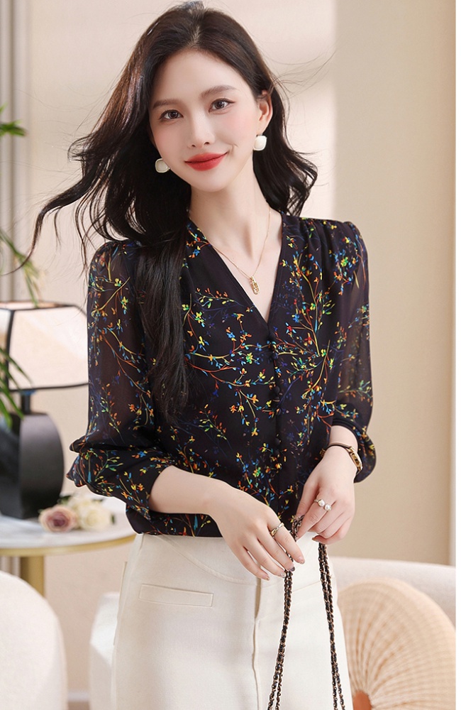 Light luxury show young all-match elegant shirt