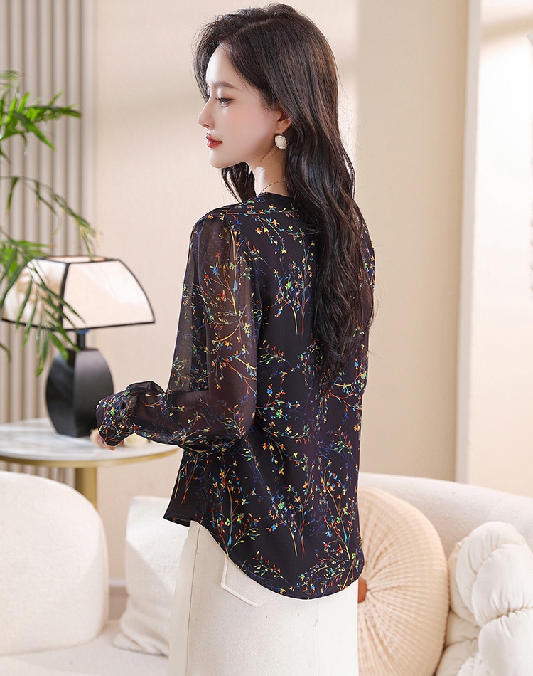 Light luxury show young all-match elegant shirt