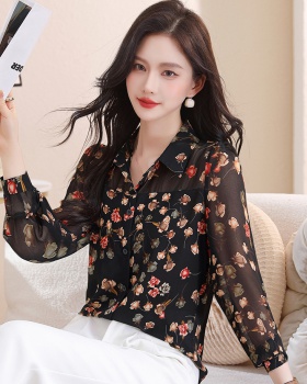 Autumn fashion show young shirt Western style slim tops