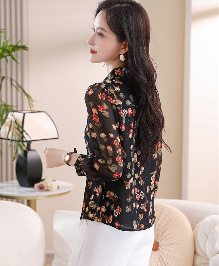 Autumn fashion show young shirt Western style slim tops