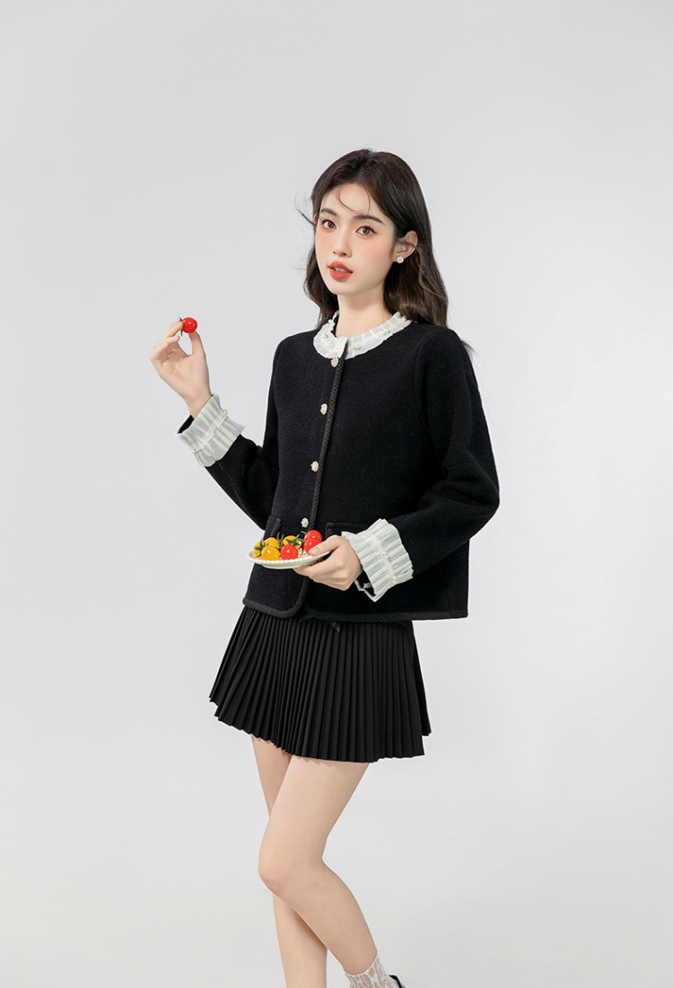 Western style cardigan tender sweater for women