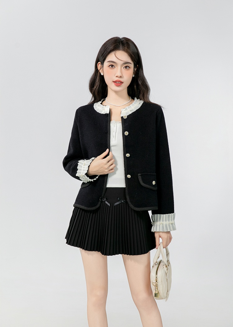 Western style cardigan tender sweater for women