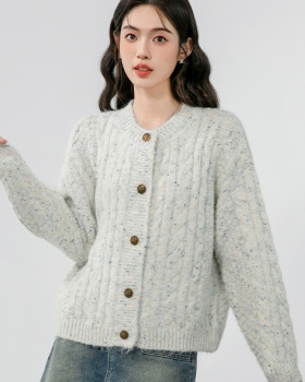 Temperament lady autumn cardigan loose Korean style tops