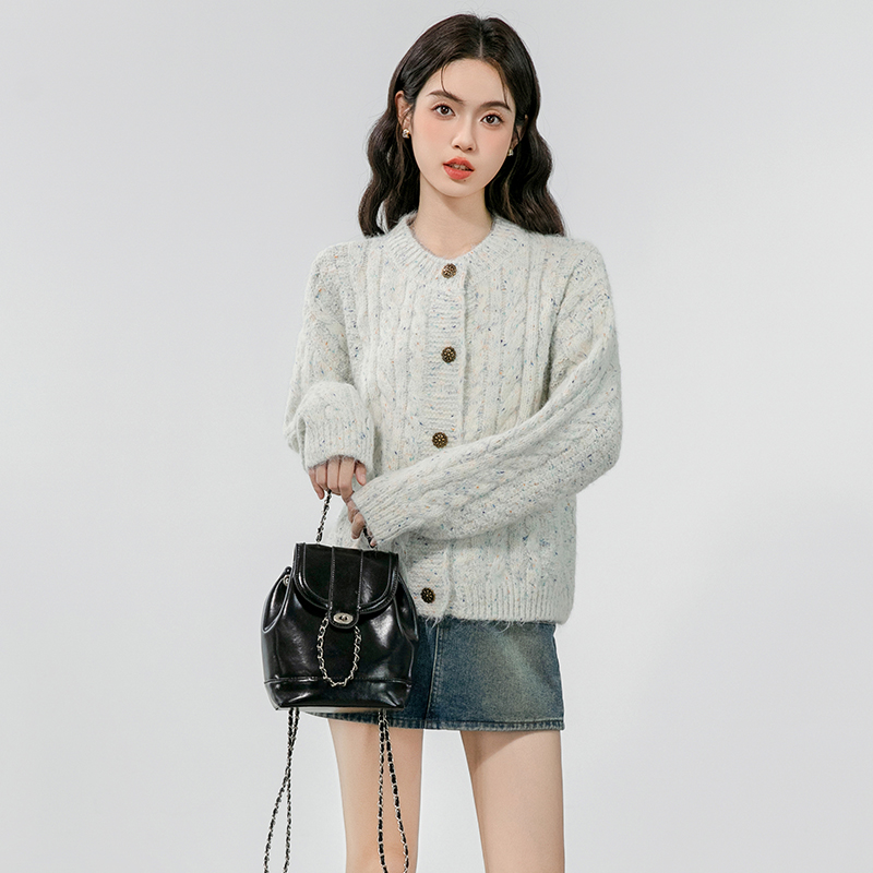 Temperament lady autumn cardigan loose Korean style tops