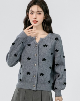 Outside the ride sweater gray cardigan for women