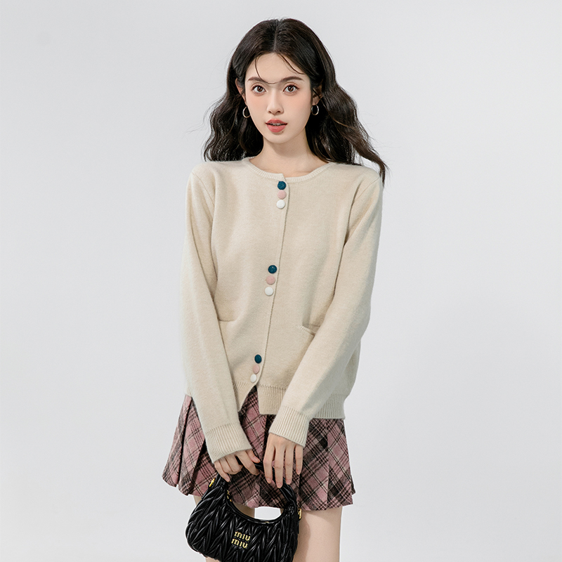 Spring and autumn autumn tops knitted cardigan for women