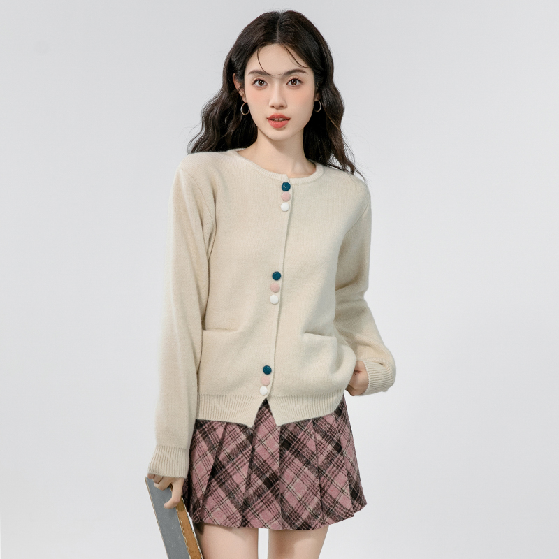 Spring and autumn autumn tops knitted cardigan for women