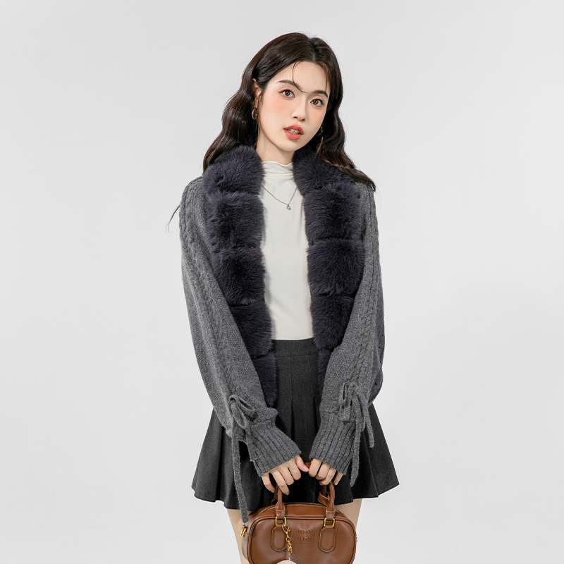 Light luxury fashion tops autumn and winter thick sweater