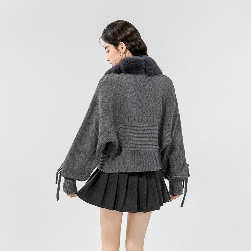 Light luxury fashion tops autumn and winter thick sweater