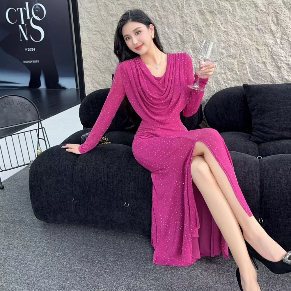 Slim mermaid dress ladies formal dress for women