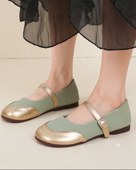 Spring and autumn France style shoes lady low flattie