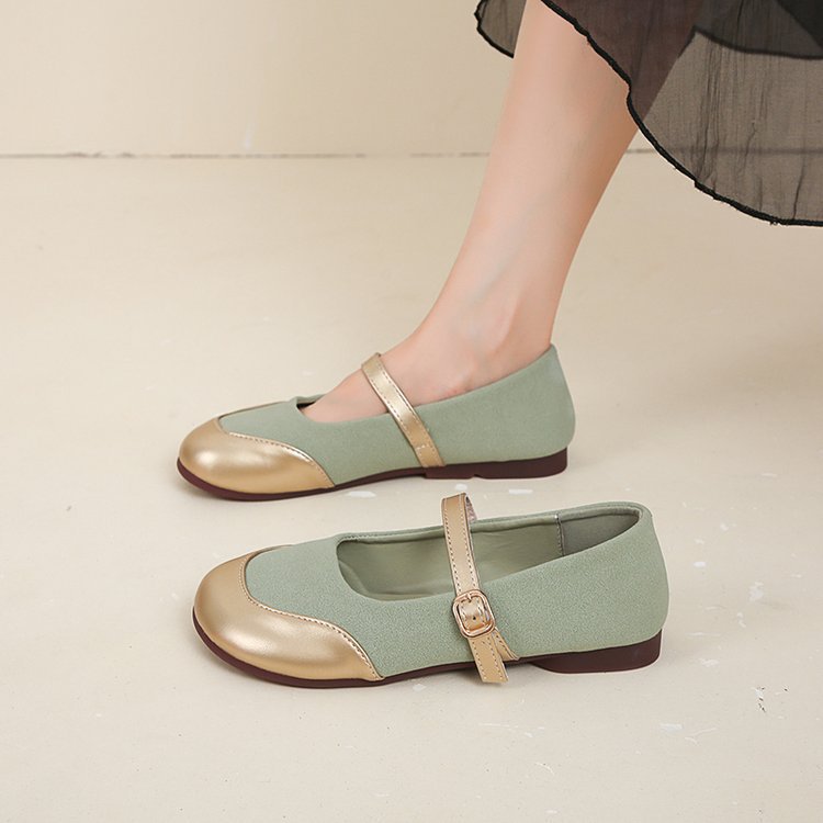 Spring and autumn France style shoes lady low flattie