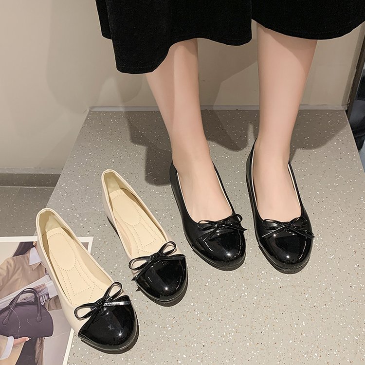 France style lady lazy shoes spring and autumn bow shoes