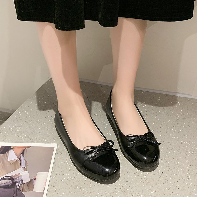 France style lady lazy shoes spring and autumn bow shoes