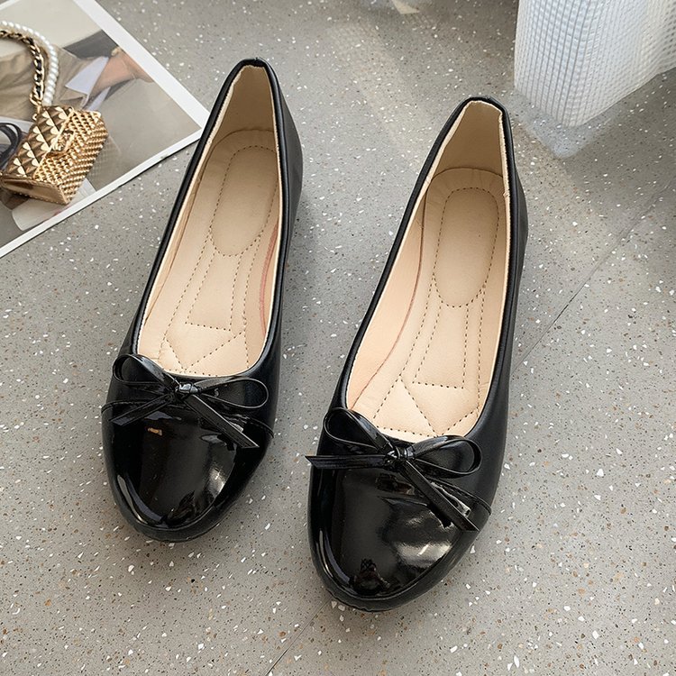 France style lady lazy shoes spring and autumn bow shoes