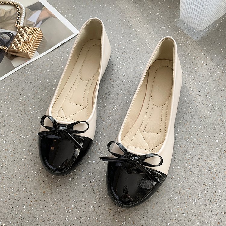 France style lady lazy shoes spring and autumn bow shoes