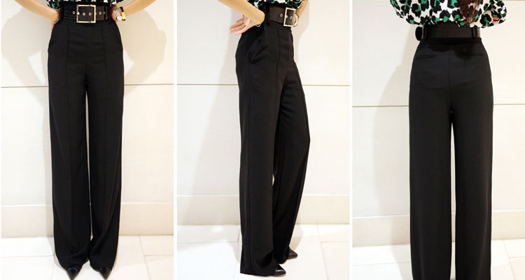 Profession suit pants wide leg pants 2pcs set for women