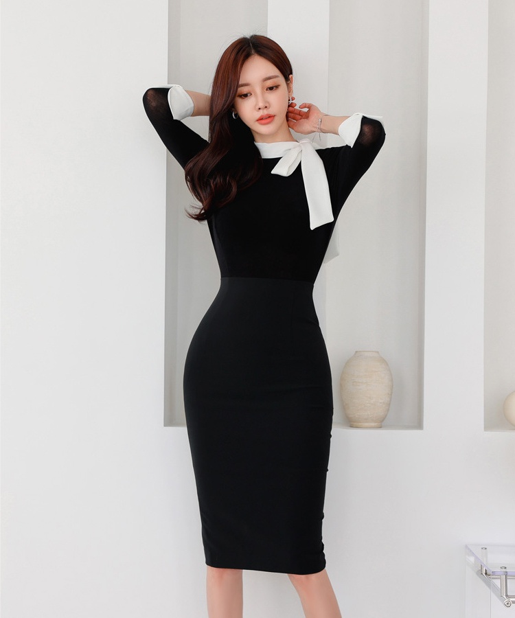 Package hip long dress temperament dress