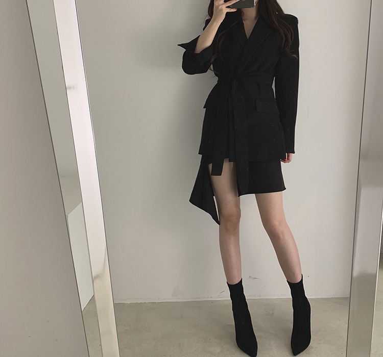 Frenum fashion business suit autumn loose coat for women