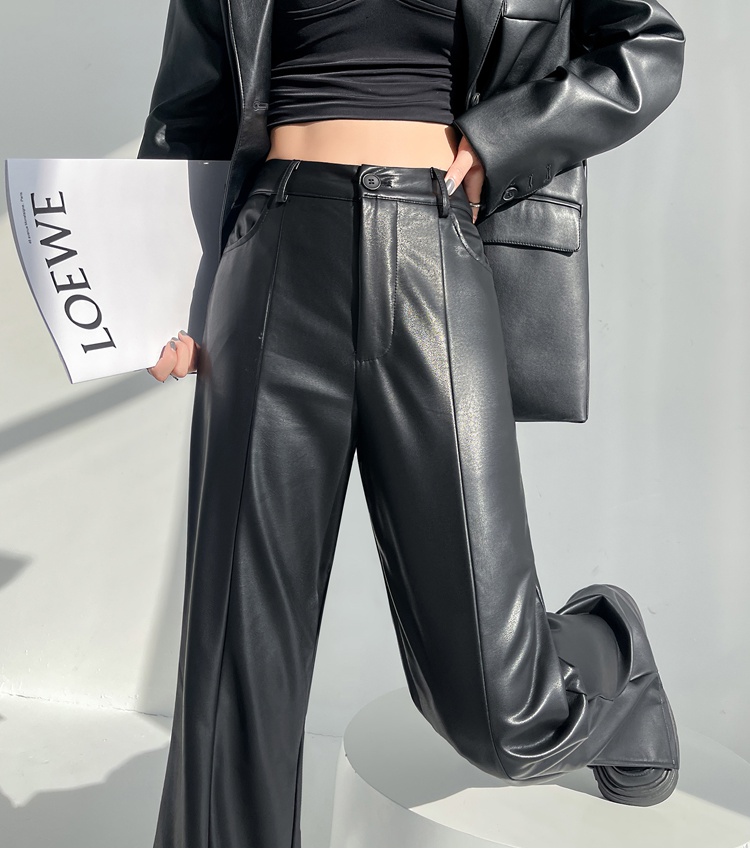 Slim autumn pants micro speaker flare pants for women