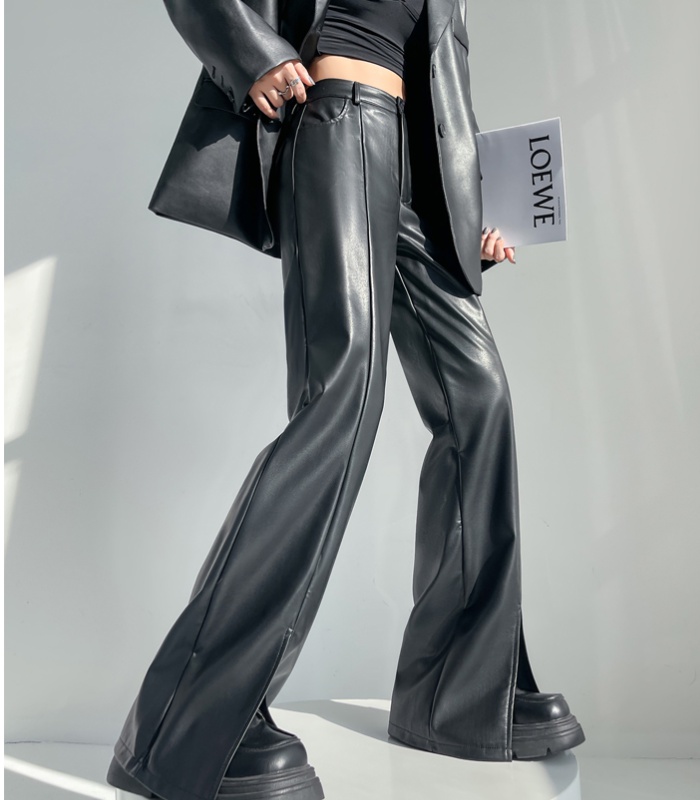 Slim autumn pants micro speaker flare pants for women