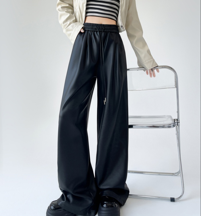 Casual slim wide leg pants mopping pants for women