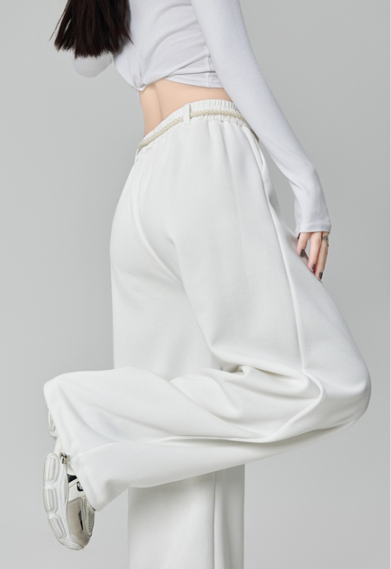 Straight sweatpants loose long pants for women