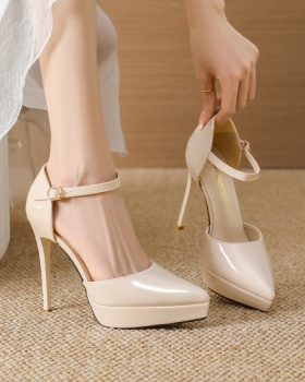 Night show high-heeled shoes pointed shoes for women