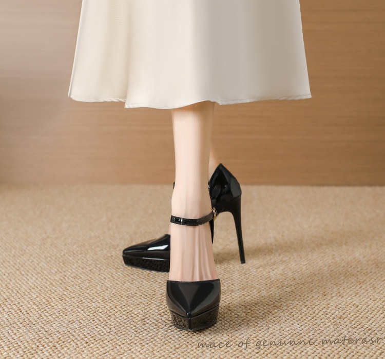 Night show high-heeled shoes pointed shoes for women