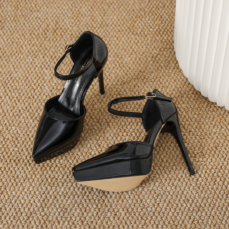 Night show high-heeled shoes pointed shoes for women