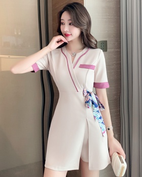 Spring and summer shorts short sleeve dress a set