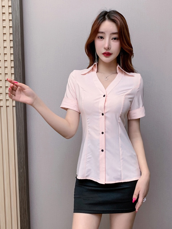 Spring and summer shirt skirt 2pcs set for women