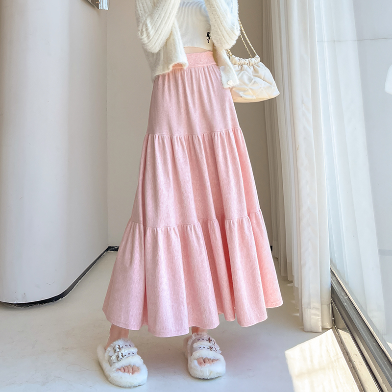 Pure big skirt skirt cake long skirt for women