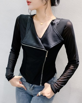 Long sleeve jacket gauze shirts for women