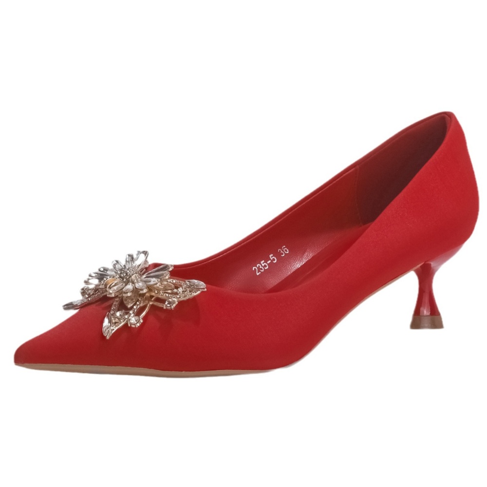 Crystal shoes temperament wedding shoes for women