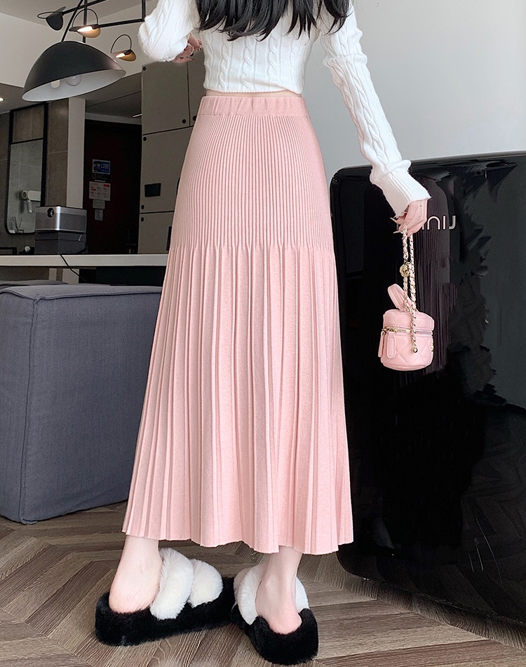 High waist long skirt slim skirt for women