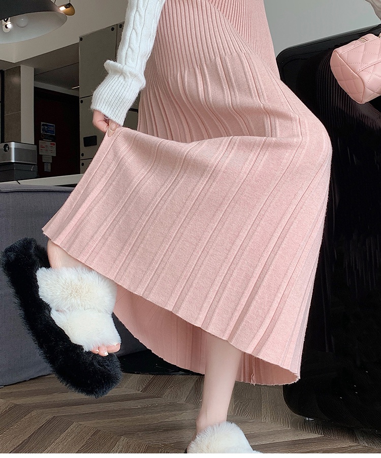 High waist long skirt slim skirt for women