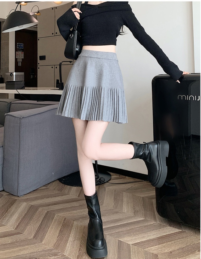 Spicegirl A-line skirt knitted short skirt for women