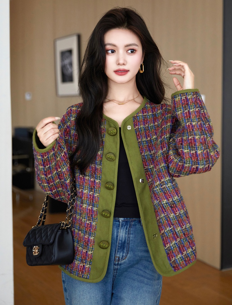 Small fellow spring and autumn tops short coat for women