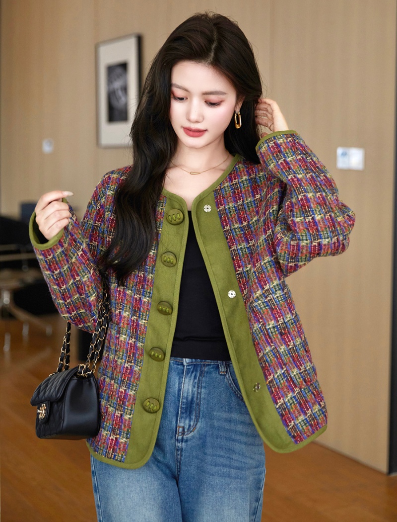 Small fellow spring and autumn tops short coat for women