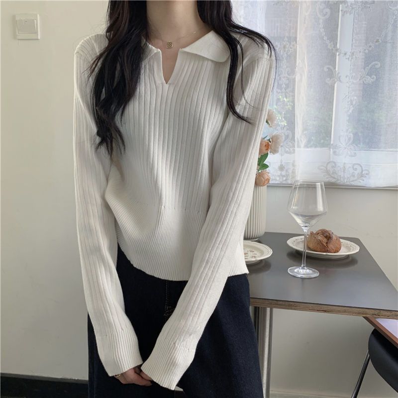 Autumn and winter bottoming shirt retro tops for women