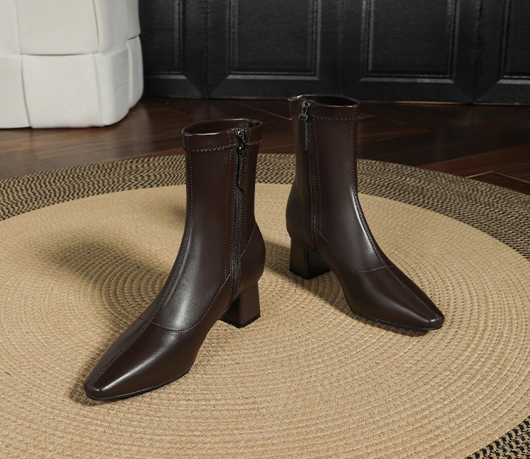 France style boots slim short boots for women