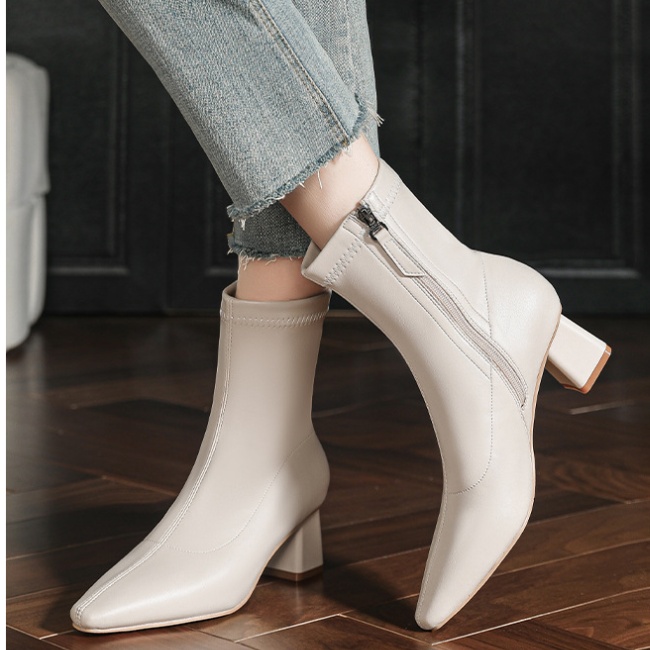 France style boots slim short boots for women